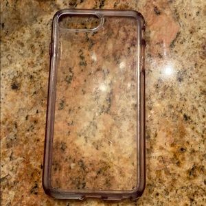 Speck clear iPhone 7 8 + case